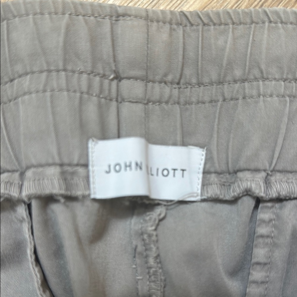 John Elliott Soft Light Gray Elastic Waist Pants